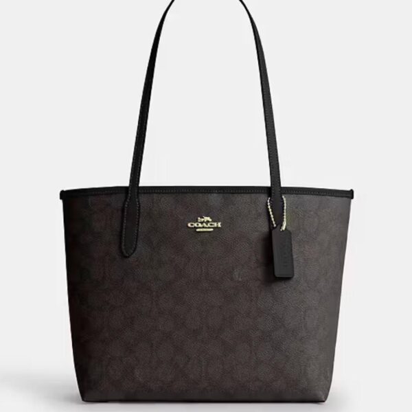 Túi Medium City Tote Bag in Signature Canvas